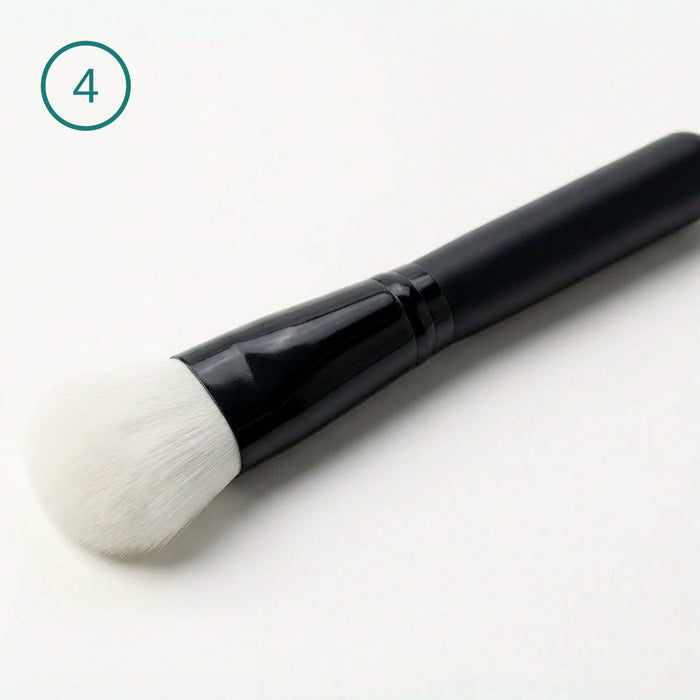 Reshape the bristles and let them air-dry before use.