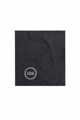 Cloud Theory microfiber towel rolled, with brand label